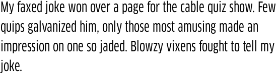 FF Clan OT Condensed News