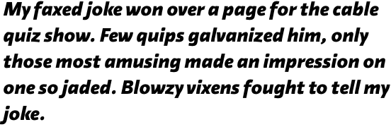 Relato Sans Black Italic OT