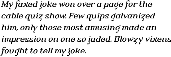 Alembic Regular Italic Two OT