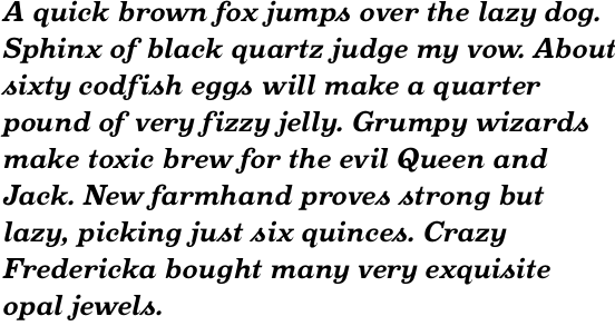 Oxtail Bold Italic OT