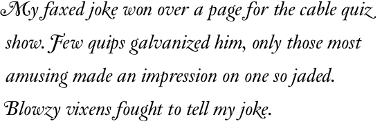 Aquamarine Swash Italic OT