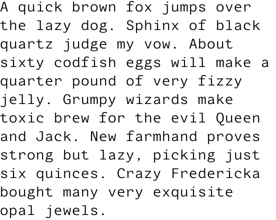 Blackbox Mono Sans Regular OT