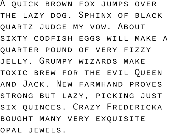 Blackbox Mono Sans Smallcaps OT