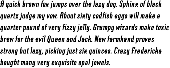 Graficz Condensed Bold Oblique OT