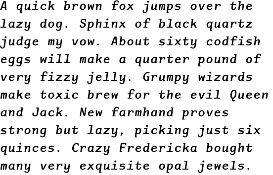 Adaptive Mono Bold Oblique OT