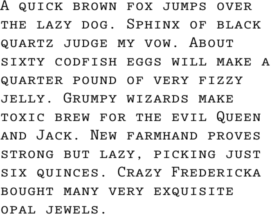 Blackbox Mono Serif Smallcaps OT