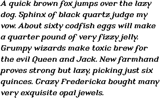 Alembic Bold Italic One OT