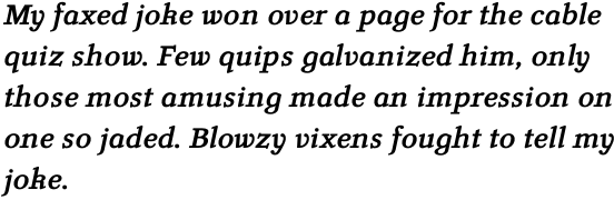 Luminance Bold Italic OT