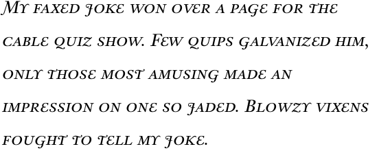Aquamarine Smallercaps Italic OT
