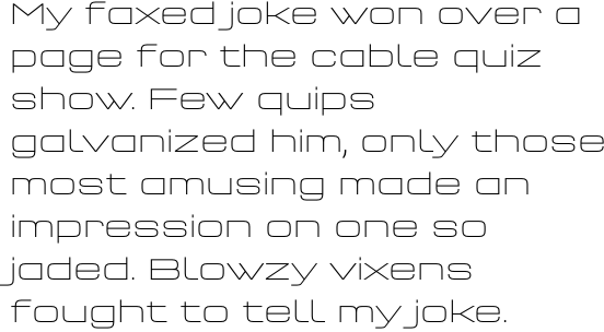 FF QType OT Extended Extra Light