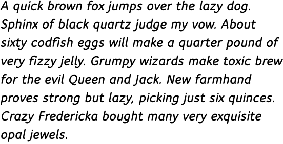 FF Speak OT Heavy Italic