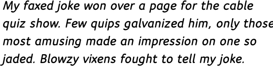 FF Speak OT Heavy Italic