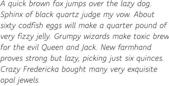 FF Speak OT Regular Italic