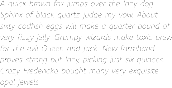 FF Speak OT Light Italic