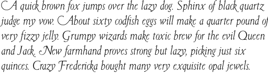 Elizabeth ND Swash Italic OT