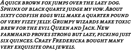 Andralis ND SC Bold Italic OT