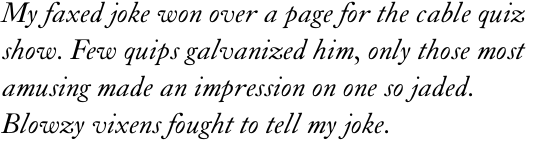 LTC Caslon Italic Pro