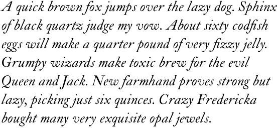 LTC Caslon Long Italic Pro