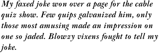 LTC Caslon Bold Long Italic Pro