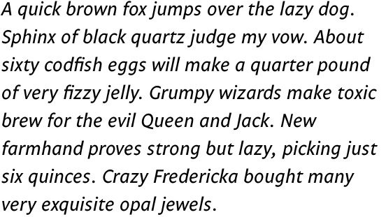 FF Legato OT Regular Italic