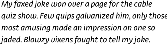 FF Strada OT Regular Italic