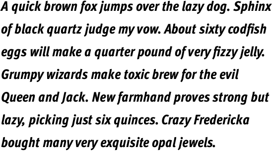 FF Meta Pro Condensed Extra Bold Italic