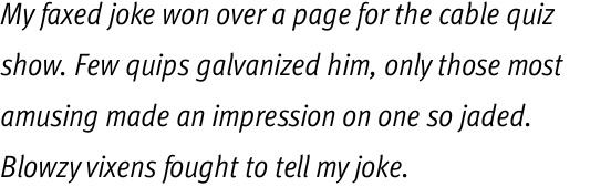 FF Meta OT Condensed Normal Italic