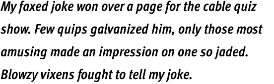 FF Meta OT Condensed Bold Italic
