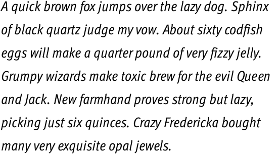 FF Meta OT Condensed Book Italic
