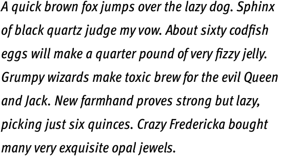FF Meta OT Condensed Medium Italic