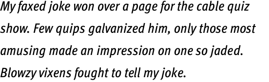 FF Meta OT Condensed Medium Italic