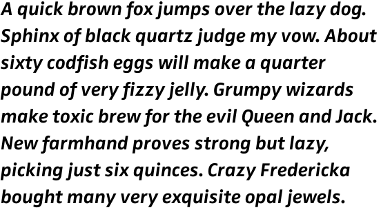 FF Zwo Pro Bold Italic