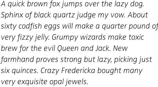 FF Zwo Pro Extra Light Italic