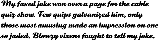 FF Tartine Script Pro Black