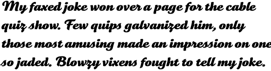 FF Tartine Script OT Black