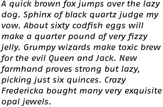 FF Fago OT Extended Regular Italic