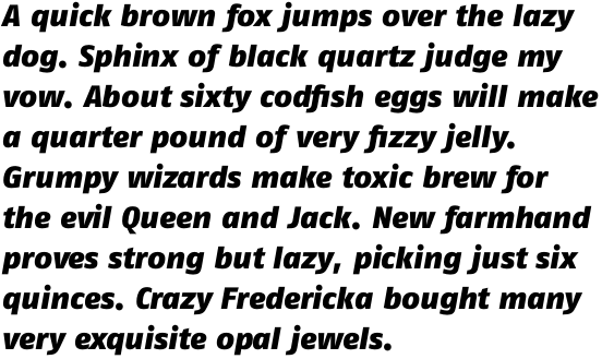 FF Fago OT Black Italic
