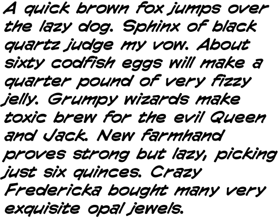 Comicrazy Bold Italic OT
