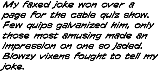 Comicrazy Bold Italic OT