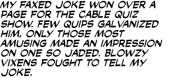 Cutthroat Italic OT