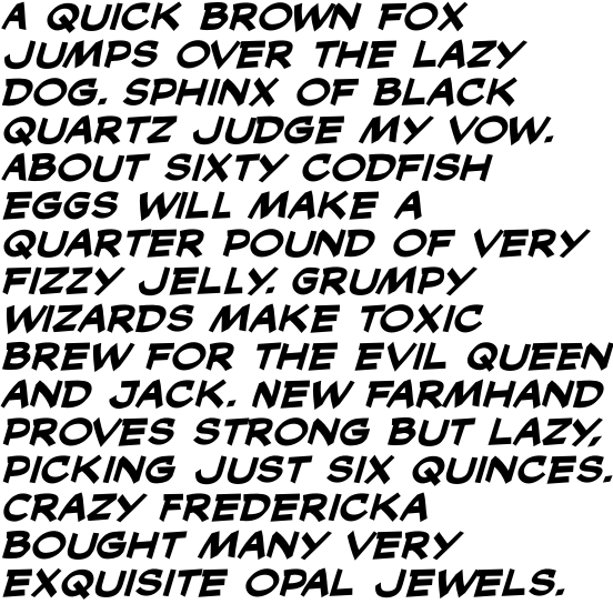 Cutthroat International Bold Italic OT