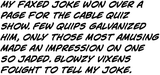Jim Lee Bold Italic OT