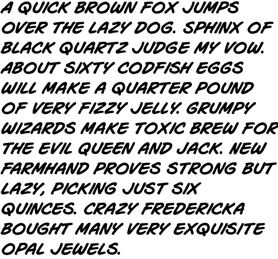 Joe Mad International Bold Italic OT