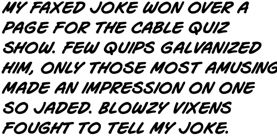 Joe Mad International Bold Italic OT