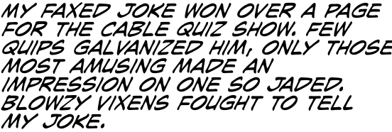 Joe Kubert Italic OT