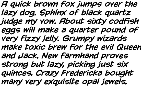Yada Yada Yada International Bold Italic OT