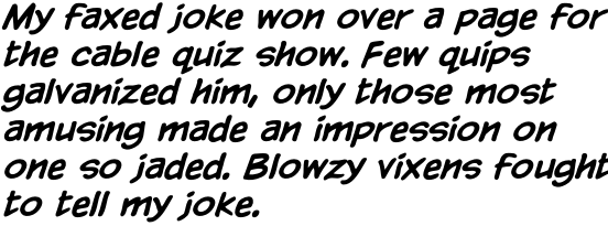 Yada Yada Yada International Bold Italic OT