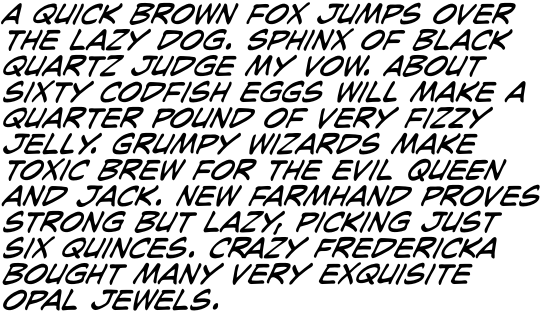 Joe Kubert International Italic OT