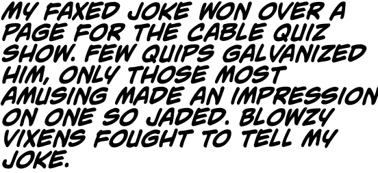 Adam Kubert International Bold Italic OT
