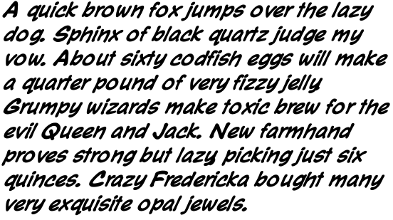 Face Front Bold Italic OT